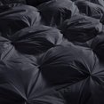 thumbnail image 3 of Edredón egipcio, lujosa ropa de cama de plumón de ganso, color negro, 3 of 7