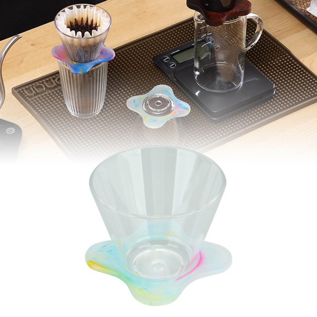 Gotero De Café, Taza De Filtro De Café Transparente Reutilizable Separada Para Oficina