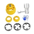 thumbnail image 3 of Kit de enhebrador de tuberías de PVC, equipo de roscado, herramientas de plomería, de hilo interno para taladro eléctrico, uso doméstico en, 3 of 8