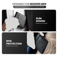 thumbnail image 5 of US Legend Wallet for Men Slim RFID Blocking Mens Wallet Leather Bifold Sleek, 13 card + 2 ID slots, 5 of 10