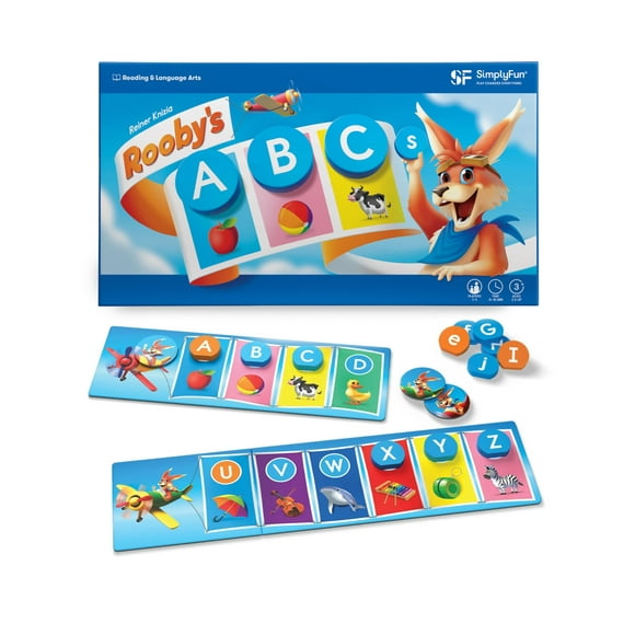 Juego SimplyFun Rooby's Abc's Pre-K Alphabet 1-4 jugadores 3+