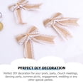 thumbnail image 4 of Bow Tie Swallowtail Clothing Christmas Tree Bows Christmass Ornaments Ribbon Pendant Hanging Decor 12 Pcs, 4 of 6