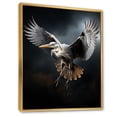 thumbnail image 2 of Designart "Heron Winged I" Animals Floater Framed Wall Art Living Room, 2 of 7