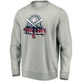 thumbnail image 2 of Men's Gray St. Louis Cardinals Heater Pullover Sweatshirt, 2 of 3