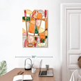 thumbnail image 3 of Elephant Stock Abstract Golf Wall Art - Vertical Canvas Wall Art - Living Room Wall Decor - Sports Canvas - Orange And Beige Decor - 20" x 30", 3 of 8