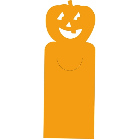 SHAPES ETC. Die-Cut Bookmarks - Pumpkin