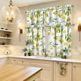 thumbnail image 5 of Lemon Summer Kitchen Curtains Sets for Windows Sink Window Valance 3 Piece Set Lemon Decor for Living Room Bedroom 54x36 Inches, 5 of 6