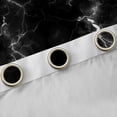 thumbnail image 4 of Feelyou Black Grey Lightning Blackout Curtains Set of 2 (52x84 Each), Chic Stripe Abstract Ombre Window Curtains, Teens Kids Girls Boys Curtains and Drapes, Blackout Curtains Room Decor, 4 of 6