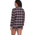 thumbnail image 2 of Jockey Women's Flannel Notch Collar Top, 2 of 3