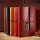 thumbnail image 4 of Coil Notebook To-Do Lined Vintage Kraft Paper Notepad Leather Journal Creative A6 Spiral Book, 4 of 4
