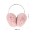 thumbnail image 2 of 3 Count Earmuffs Gifts for Girls Winter Cover Cuff Warm Plush Cute Pink Women's and, 2 of 6