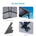 thumbnail image 6 of MOALCOFER 10'x20' Metal Carport,Heavy Duty Carport with Galvanized Steel for Cars,Boats,Truck, 6 of 8
