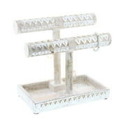 Tandem Wood Bar Jewelry Stand