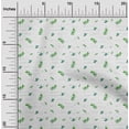 thumbnail image 1 of oneOone Cotton Jersey Green Fabric Leaves Watercolor Quilting Supplies Print Sewing Fabric By The Yard 58 Inch Wide, 1 of 4