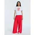 thumbnail image 3 of Free Assembly Women's and Women’s Plus Cotton Cropped Boxy Heart Tee with Short Sleeves, Sizes XS-4X, 3 of 6