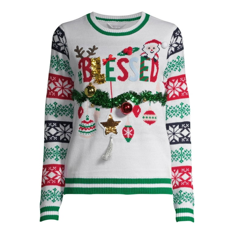 Believe unicorn 2025 sweater walmart