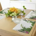 thumbnail image 4 of Ambesonne Plant Place Mats Set of 4, Tropical Plants Exotic, Standard Size, Green Multicolor, 4 of 6