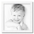 thumbnail image 2 of ArtToFrames 20" x 20" Contemporary White with Lip Picture Frame, 20x20 inch White Wood Poster Frame (WOM-2032), 1 Pack, 2 of 6
