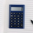 thumbnail image 3 of SouMaox Standard Calculator Mini Desktop Digital LCD Display Portable for Home Office Use, Blue, 3 of 8