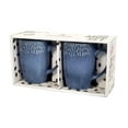 thumbnail image 2 of Marcelle, 2 Pc Ceramic Coffee Mug Set, 22oz, Blue Color & Bell Shape, 2 of 4