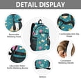 thumbnail image 4 of JIALIOU 14" Laptop Backpack Waterproof Airline Approved Stylish Casual Daypack for Travel Business College Work, Planet Star Cloud, 4 of 8