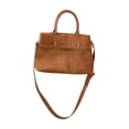 thumbnail image 2 of Bolso de mano para mujer, estilo vintage, informal, moderno, para el trabajo, con asa superior Marrón, 2 of 9