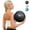 Black, variant on MEIBU Pilates Ball 10-inch Core Ball, Anti-explosion and Anti-slip Mini Yoga Ball, suitable for Pilates, Yoga, Core Training, Physical Therapy, Balance, Stability, Stretching Exercises