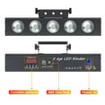 thumbnail image 2 of Mistaha 5 Eyes LED Matrix Light for DJ Nightclub Bar Disco - Full Color Effect Lighting with 5 x 12W RGB LEDs, 24 DMX Channels, Various Operation Modes, 60° Beam Angle, Compact Design., 2 of 6