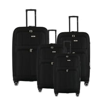 Grace Soft side Lightweight Expandable with 360° Dual Spinning Wheels and Combo Lock – Includes 32", 28", 24", 20" 4-Piece Luggage Set