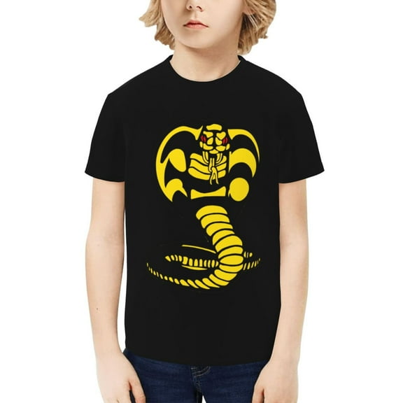 Cobra Kai Kids T-Shirt 3d Printed Graphic T-Shirts Boys And Girls Short Sleeve Shirts For Youth Kids X-Small