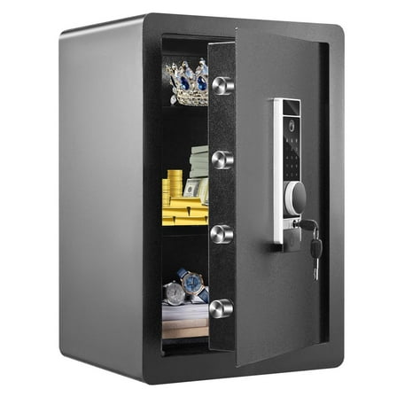 Safe 2.2 Cubic Feet Home Safe Steel for Cash 15.75x13x23.6 inch