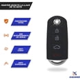thumbnail image 2 of Funda para llave de Auto Ragirno Mazda 3 2019 con 4 Botones, 2 of 6