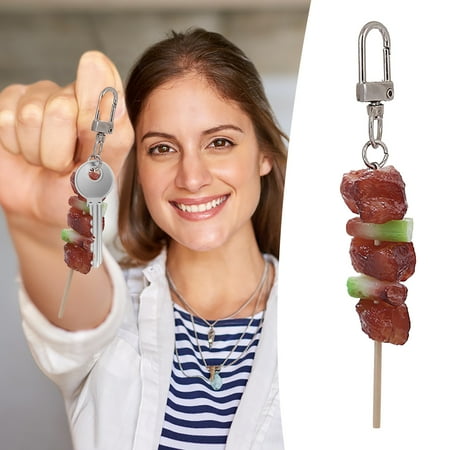 

Holiday Yarn Garland Chandelier Garland Meat Skewer Keychain Meat Skewer Photography Props Fun Food And Play Ornaments