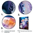 thumbnail image 3 of Designart "delicate Beauty Jellyfish I" Animals Wall Art Print, 3 of 5