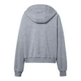 thumbnail image 5 of VNKIDY Sweatshirt Women Zip Up Hoodie With Thumbholes Pockets Autumn Winter Outerwear For Long Sleeve Solid Color Pullover Comfort Streetwear, 5 of 6