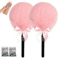 thumbnail image 6 of Awwp Makeup Brushes, Big Powder Puff, Plush Fleece for Gentle Application, Reusable, Washable & Travel-Friendly, Even Coverage for Loose & Body Powder, 6 of 8