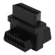 thumbnail image 2 of OBD2 Adapter 16 Pin Male to 2 Female Plug and Play Splitter Connector for Diagnostic Extender, 2 of 5