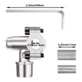 thumbnail image 2 of 2pcs Bullet Piercing Tap Valve Kits Compatible with 1/4, 5/16, 3/8 Inch Outer Diameter Pipes, Car Air Conditioning Refrigerant Charging , Connect to R12/ R22 Port Only, 2 of 7