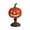 B, variant on Leutsin Halloween Pumpkin Table Lamp, Stained Glass Resin Hollow Pumpkin Vintage Decorative Night Light for Desktop Mantel Shelf Indoor Home Decor, Gothic Pumpkin Lantern for Bedroom, Living Room