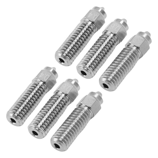 Boquilla Hotend Para Impresora 3D, Boquilla Hotend 6 Piezas 0,4 Mm 0,6 Mm 0,8 Mm Reemplazo Resistente Para K1 Para Impresión