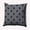 Steel Gray, variant on Simply Daisy 16" x 16" Spider Pattern Indoor/Outdoor Polyester Throw Pillow, Steel Gray