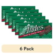 (6 pack) Andes Crème de Menthe Thin Mints, 4.67 oz. Peanut Free, Gluten Free. Contains Milk.