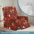 thumbnail image 3 of Renewold Christmas Tree Star Red Stretch Recliner Cover Universal 4 Pieces Recliner Sofa Cover Stay in Place Furniture Protector Christmas Home Decoration for Pets, Dogs, Cats, Kids, 3 of 8