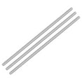 thumbnail image 1 of Unique Bargains Lot de 3 M4 x 140mm Pas 0.7mm Acier Inoxydable 304 Tige Entièrement Filetée, 1 of 6