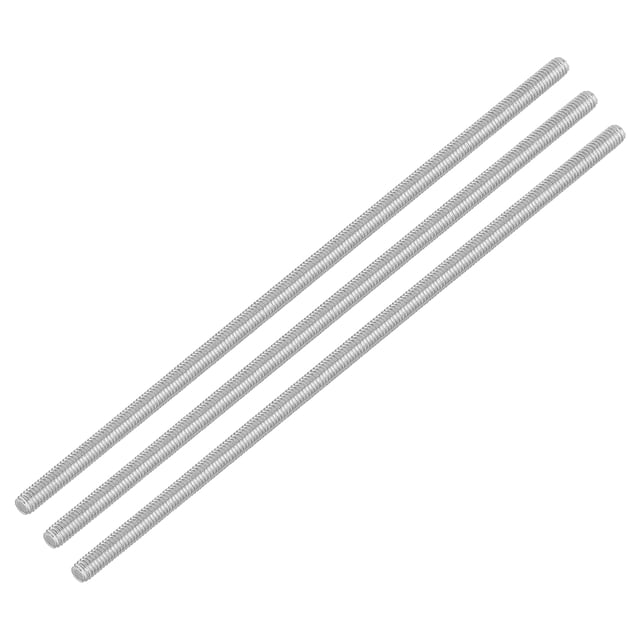 Unique Bargains Lot de 3 M4 x 140mm Pas 0.7mm Acier Inoxydable 304 Tige Entièrement Filetée