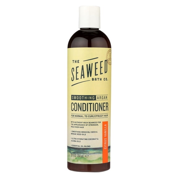 The Seaweed Bath Co Argan Conditioner, Smoothing Citrus Vanilla, 12 Oz