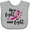 AC-Heather Grey, variant on Inktastic Breast Cancer Awareness Her Fight is our fight Boys or Girls Baby Bib