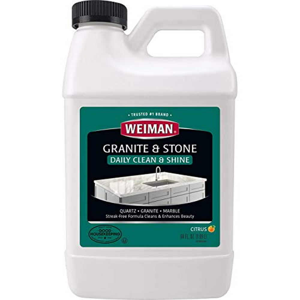 Weiman Granite Cleaner and Polish Refill 64 Ounce Safely Cleans and