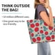 thumbnail image 2 of Balery Tomato Bolsa Tote Estilo Estético con Cremalleras, Bolsa de Hombro, Bolsa de Compras Grande y Plegable, 2 of 8