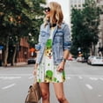 thumbnail image 4 of Disketp happy dog. St. Patricks Day para Vestido sin Mangas para Mujeres, Vestidos de Verano para Mujeres, Casual y Holgado para la Playa, 4 of 7